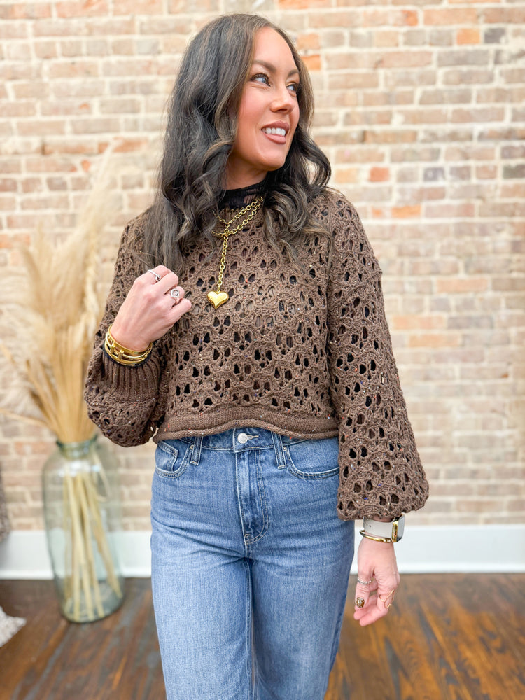 Ceciley Crochet Sweater