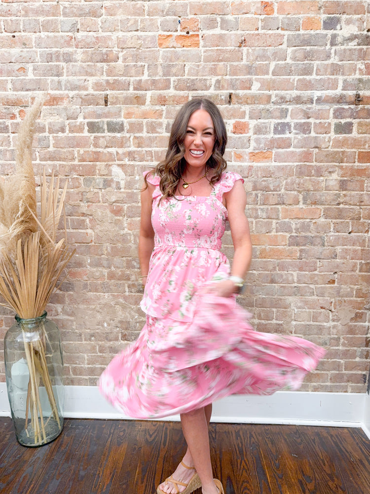 Susanna Floral Tiered Dress
