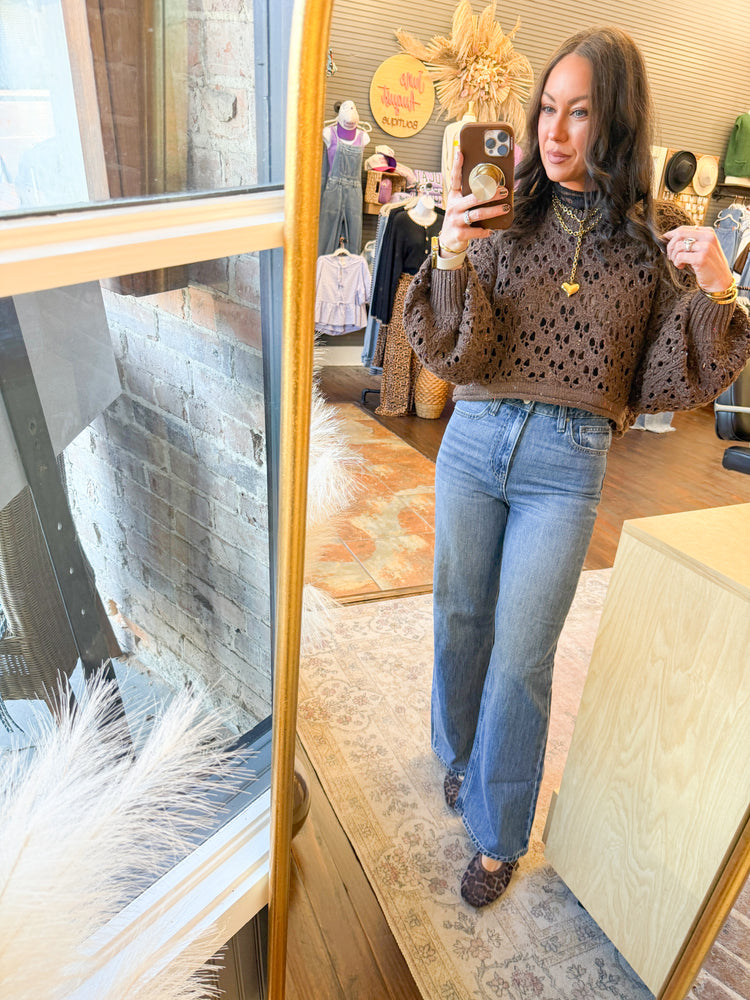 Ceciley Crochet Sweater