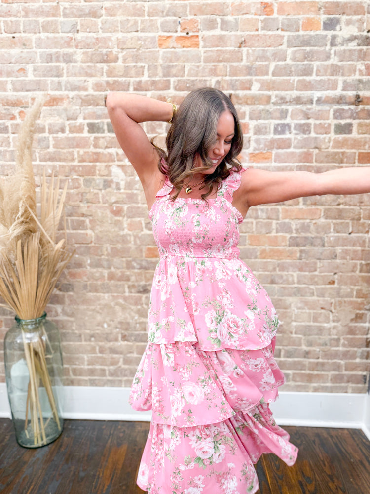 Susanna Floral Tiered Dress