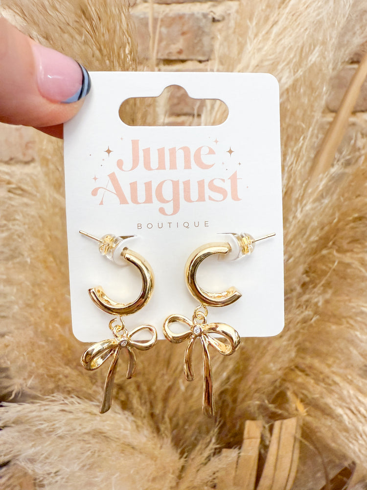 Non Tarnish Dangle Charm Earrings