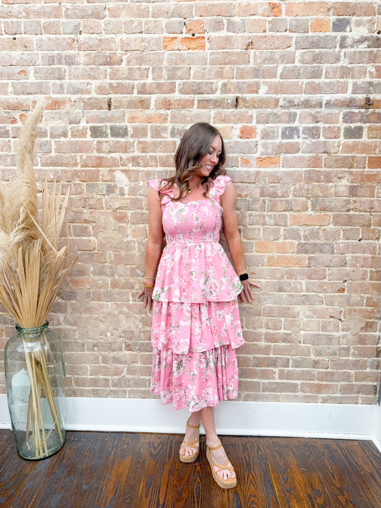 Susanna Floral Tiered Dress