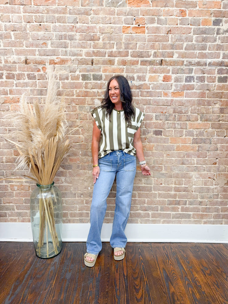Tristan Striped Top