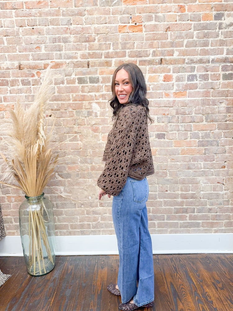 Ceciley Crochet Sweater