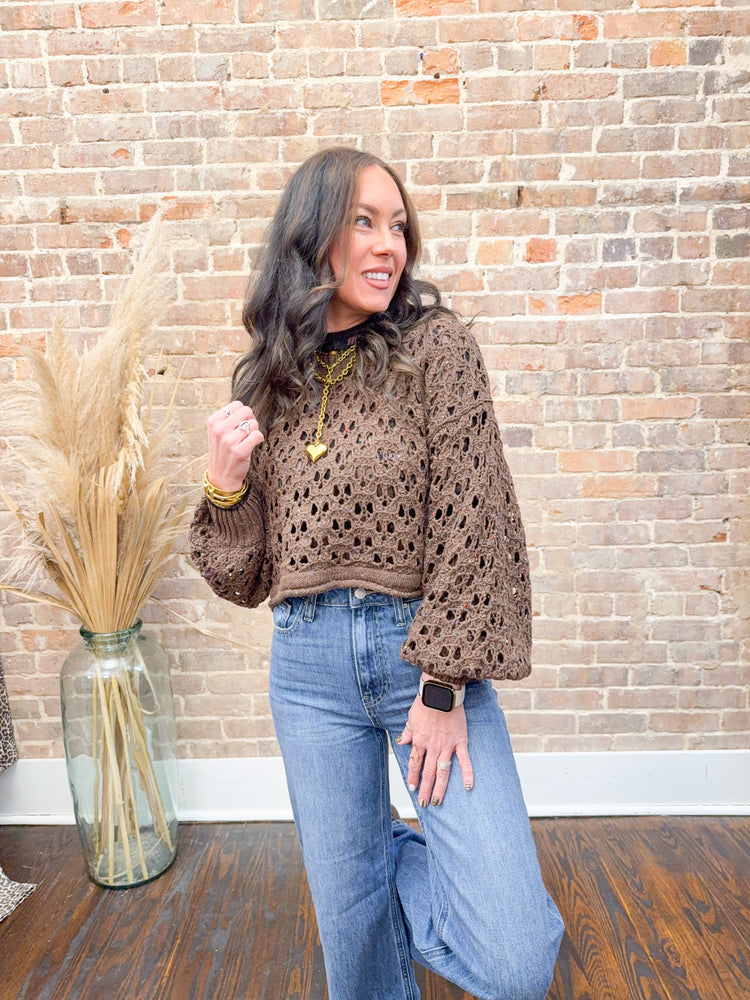 Ceciley Crochet Sweater