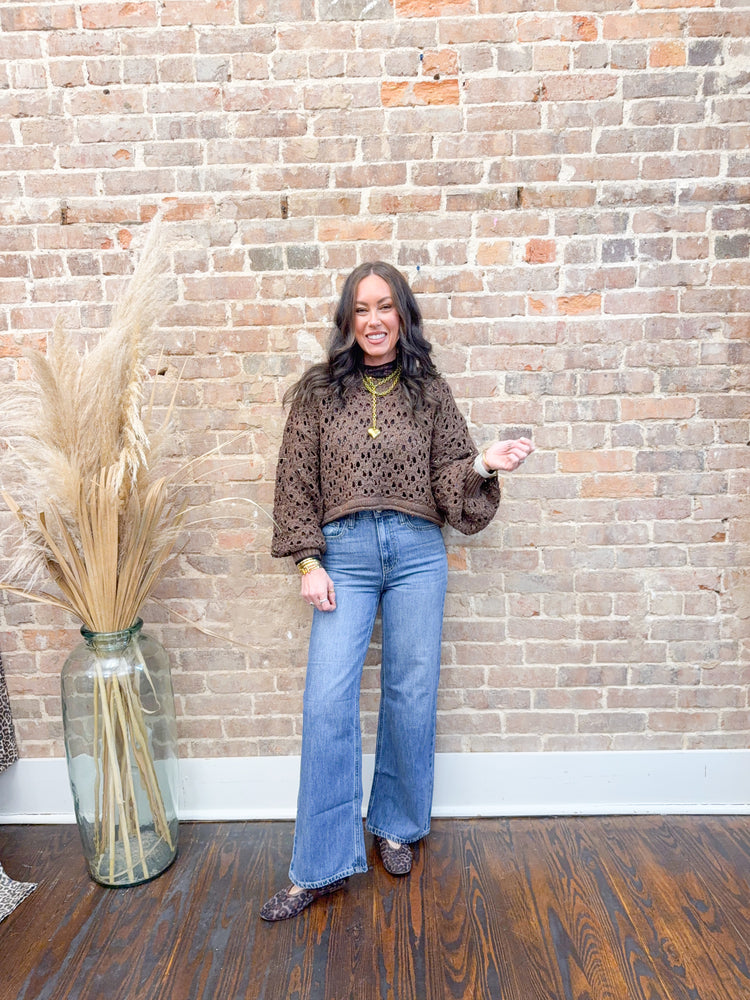 Ceciley Crochet Sweater