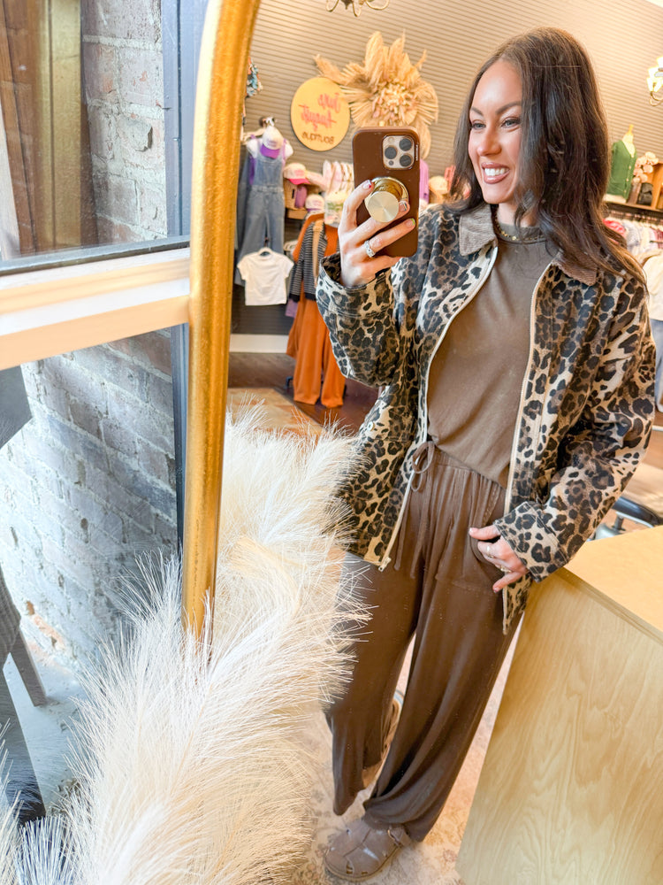 Laney Leopard Jacket