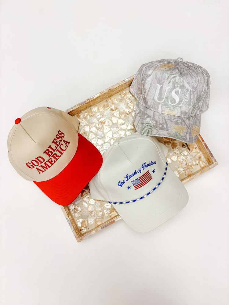 God Bless America Trucker Hat