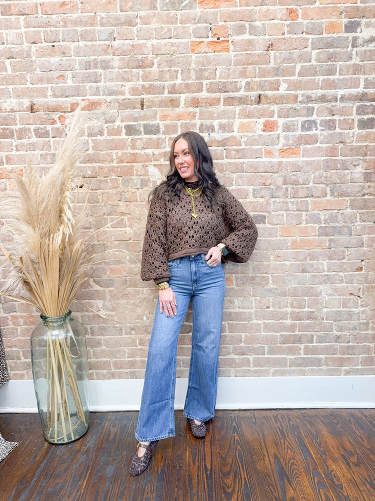 Ceciley Crochet Sweater