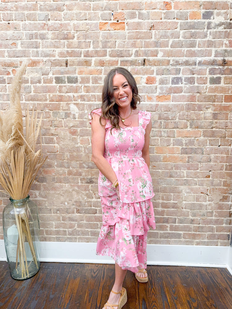 Susanna Floral Tiered Dress