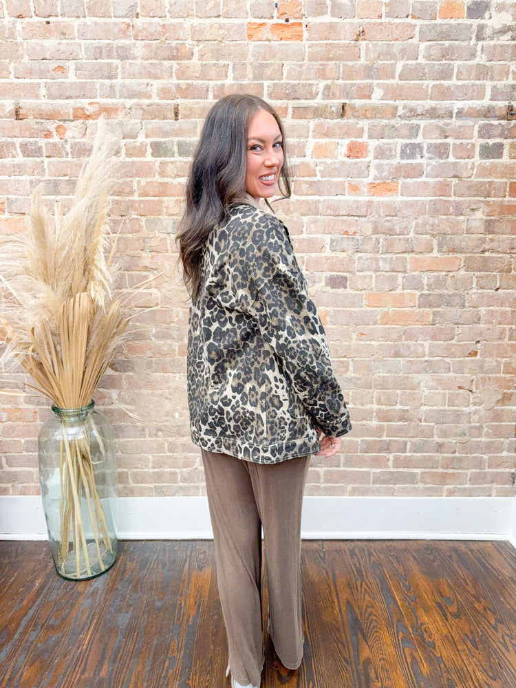Laney Leopard Jacket