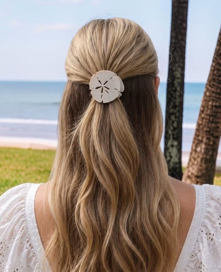 Teleties Sand Dollar Flat Clip-Tiny