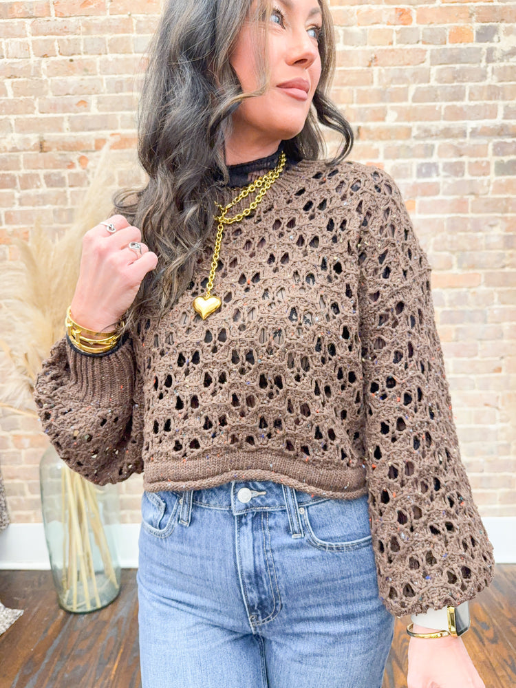Ceciley Crochet Sweater