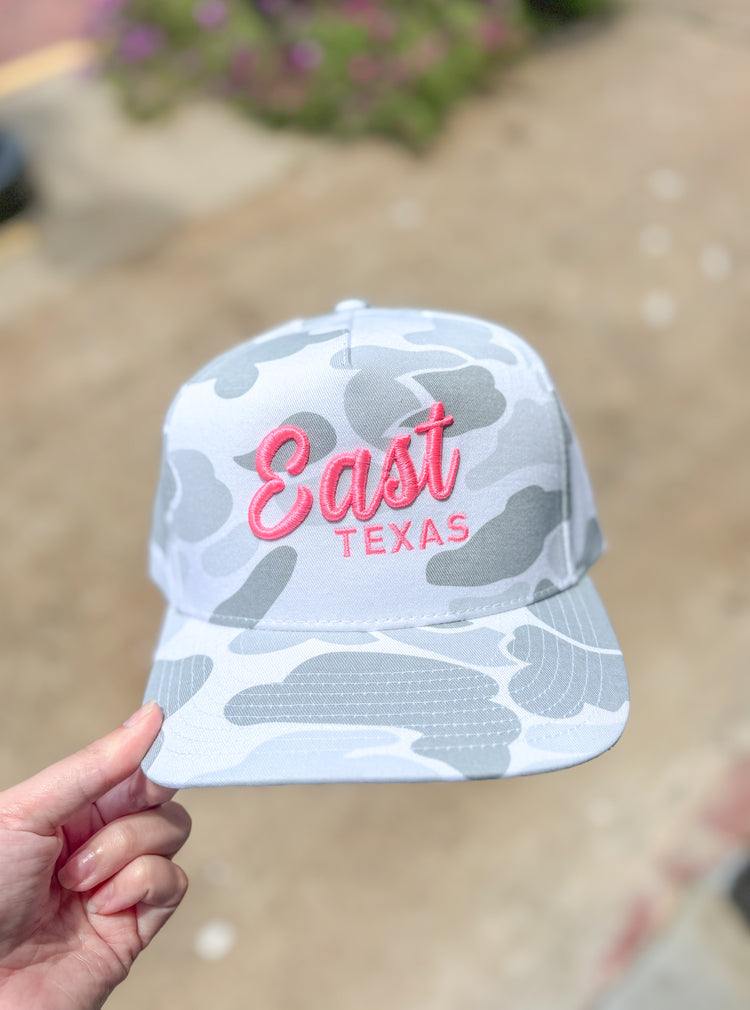 East Texas Retro Camo Hat-Pink