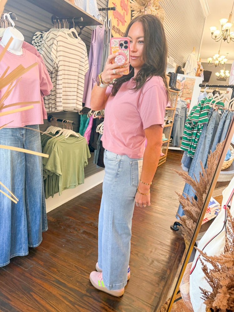 Darla Basic Top-Rose