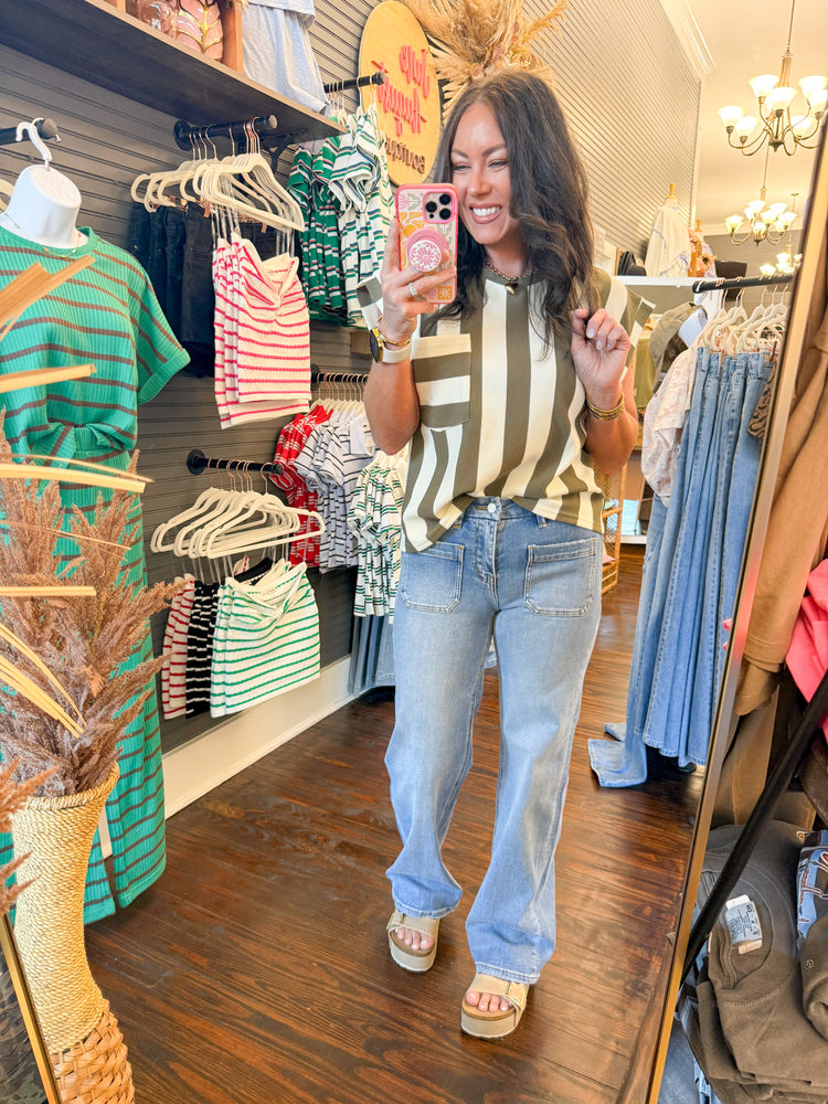 Tristan Striped Top