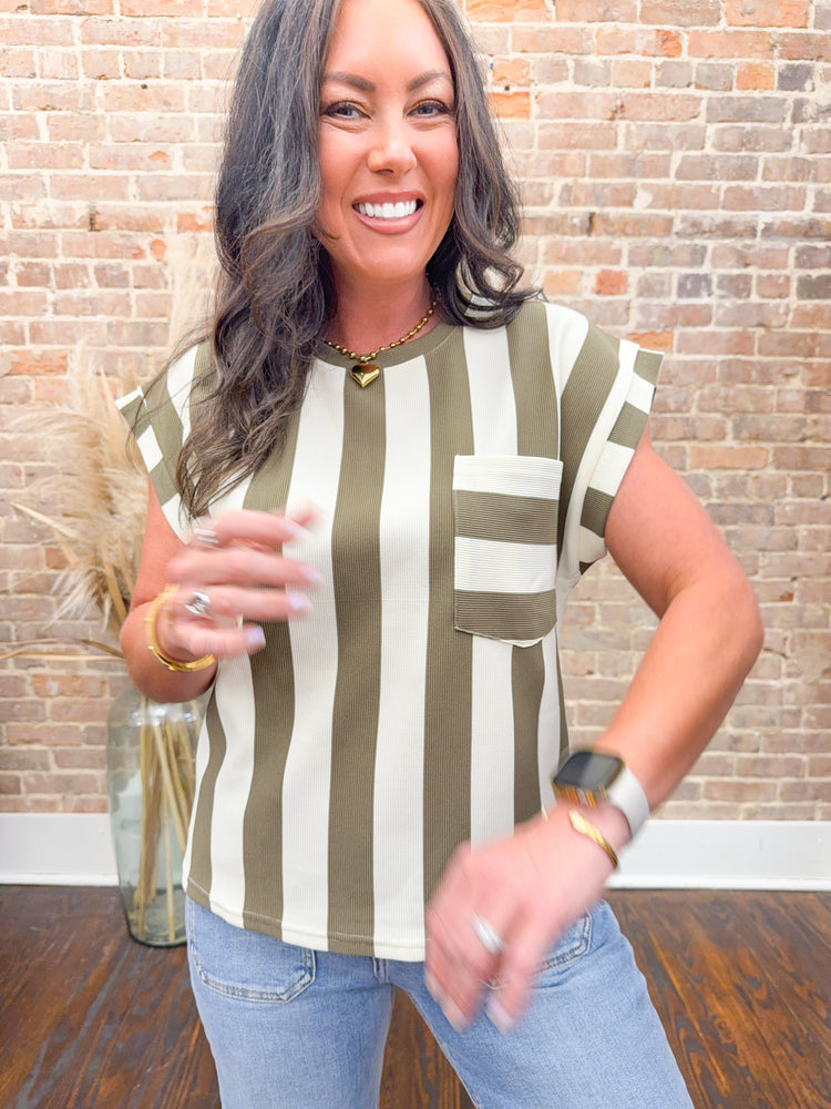 Tristan Striped Top
