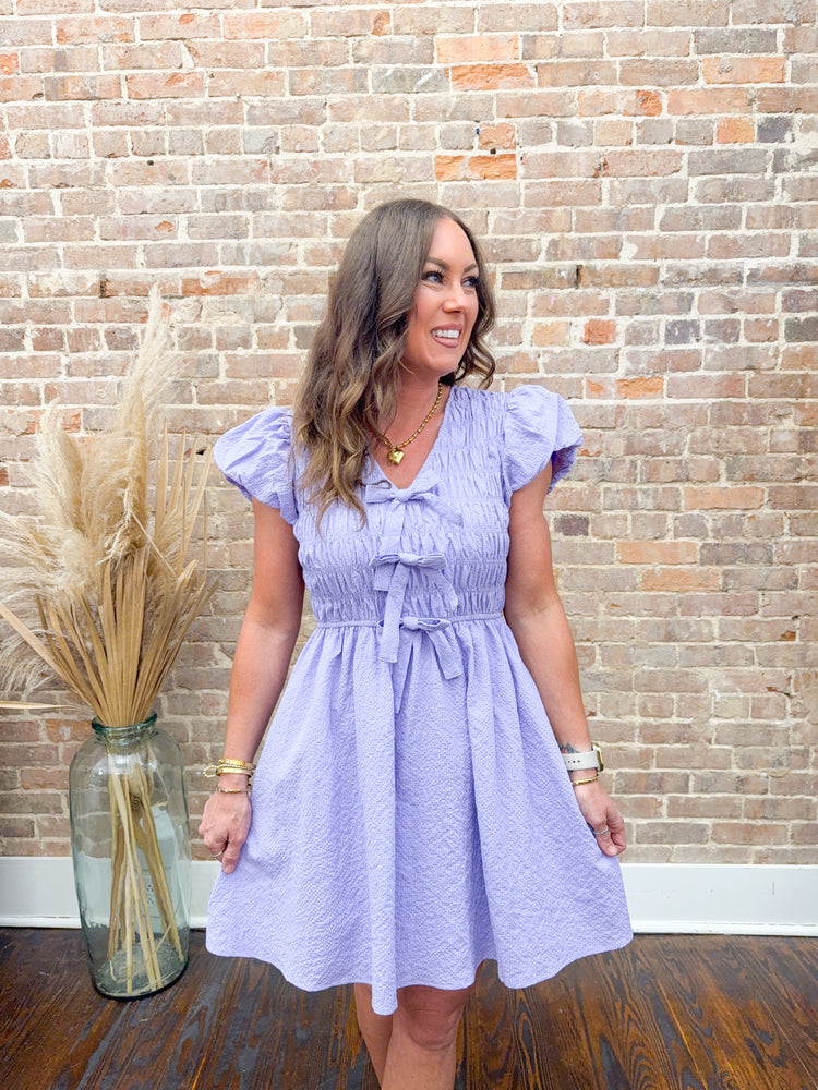 Stephanie Bow Mini Dress