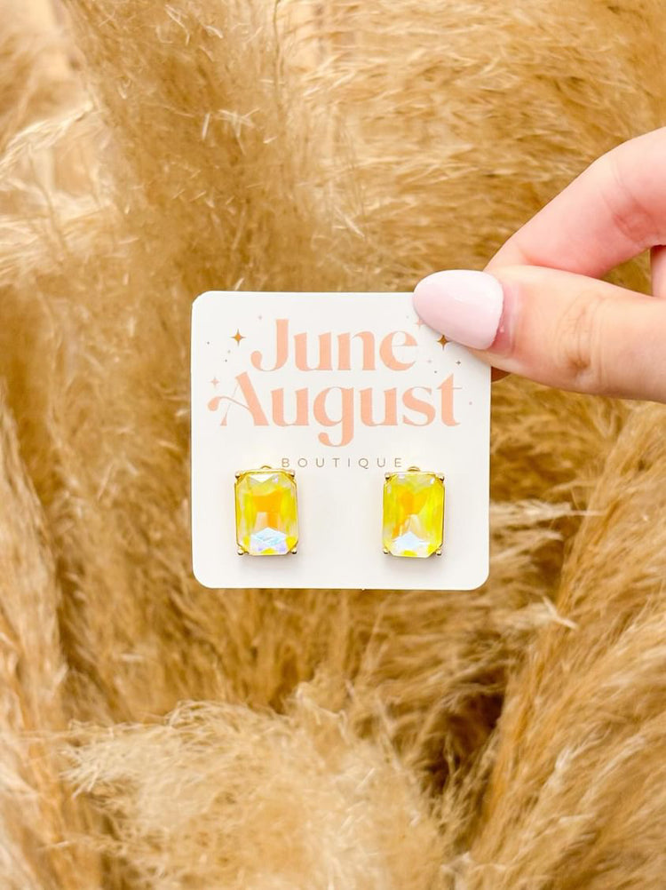 Neon Yellow Studs