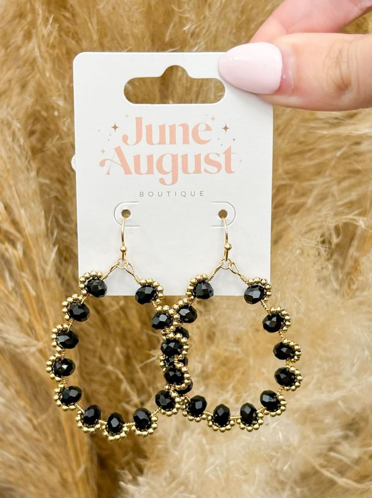 Teardrop Bead Earrings