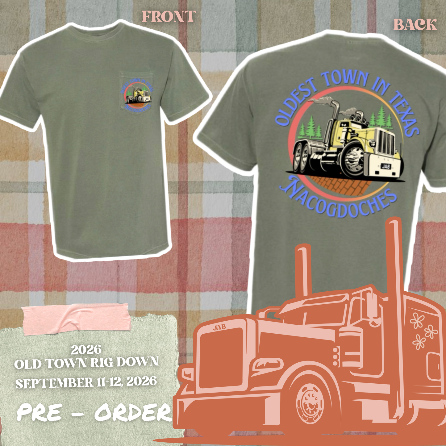 PRE-ORDER Oldest Town Truck Show T-Shirt
