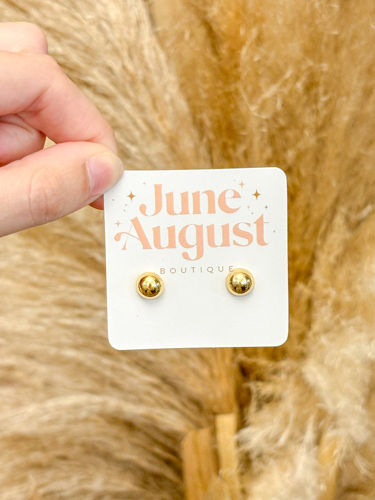 Non Tarnish Small Circle Stud