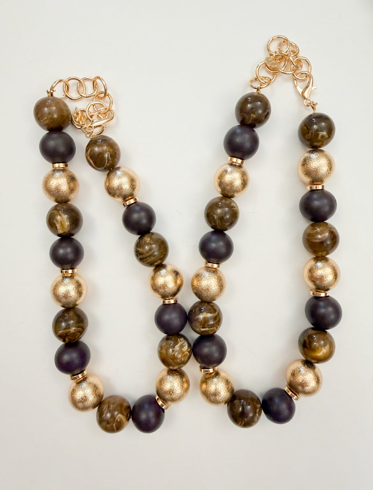 Brown Beaded Necklace