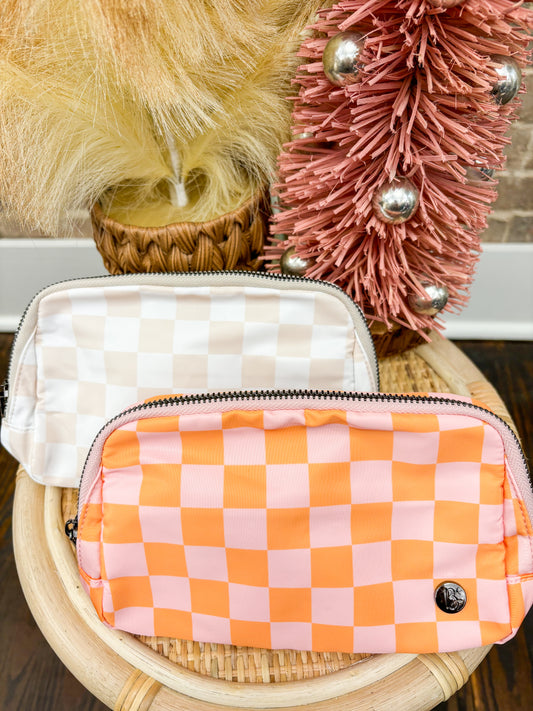 Checkered Bum Bags