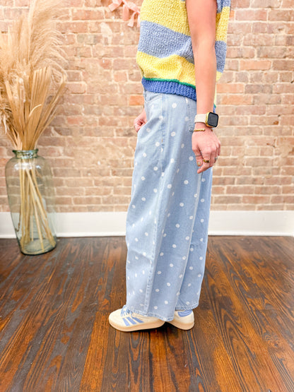 Briggs Polka Dot Barrel Jeans