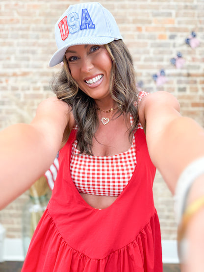 Ginny Gingham Sporty Dress