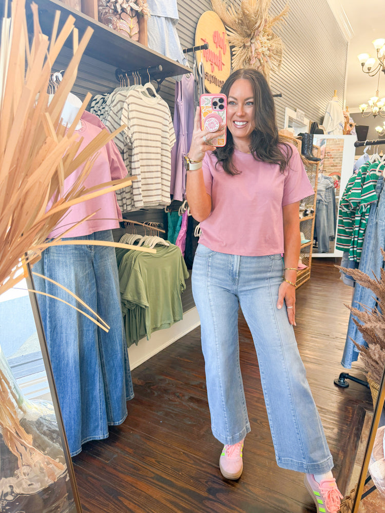 Darla Basic Top-Rose