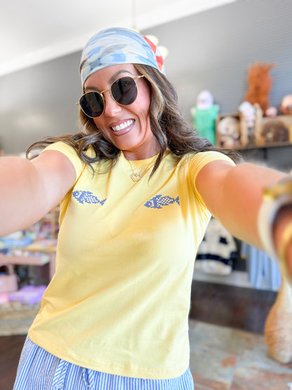 Ainsley Double Fish Tee