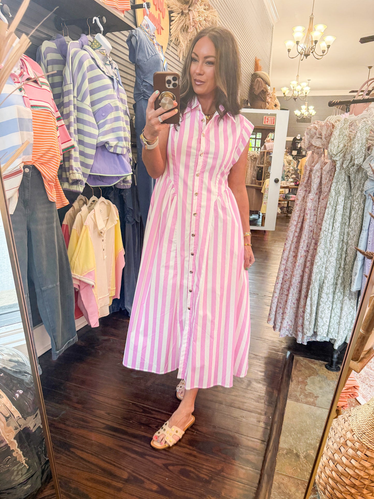 Brie Striped Dress
