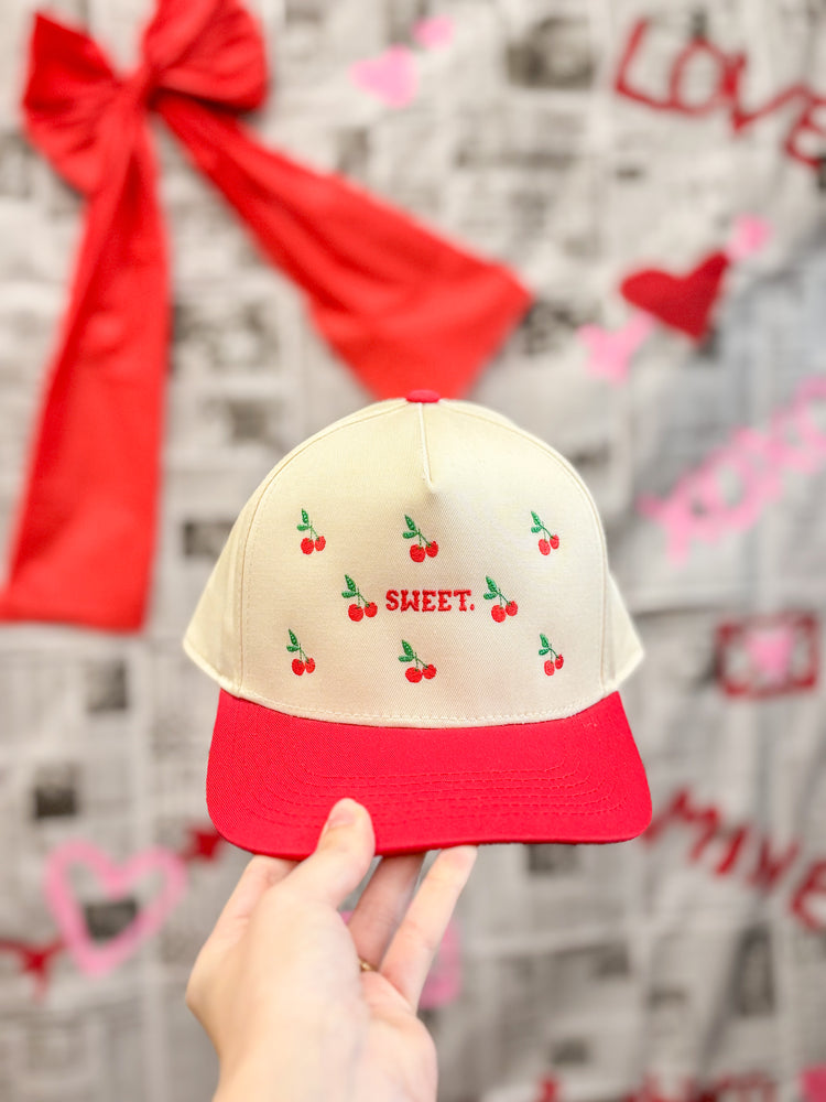 Cherry Sweet Canvas Hat