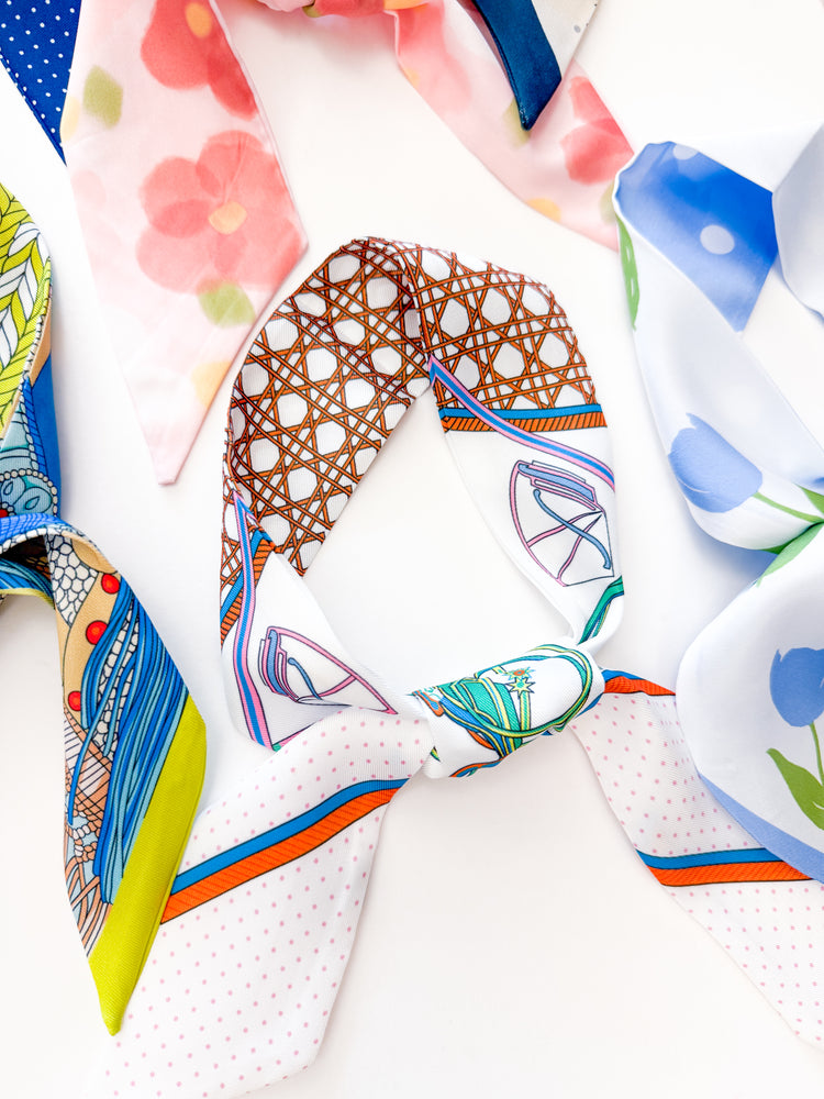 Multi Color Neck Scarves/Twilly's