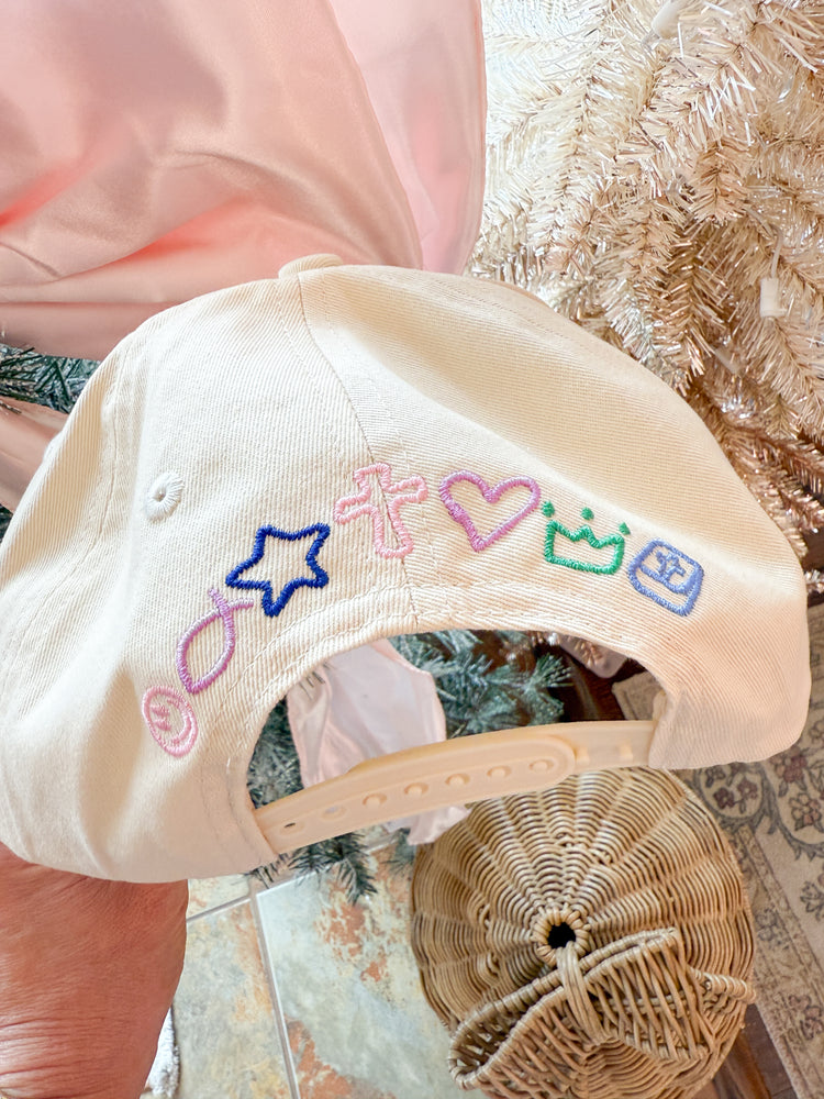 Patchwork Puff Embroidered Hats