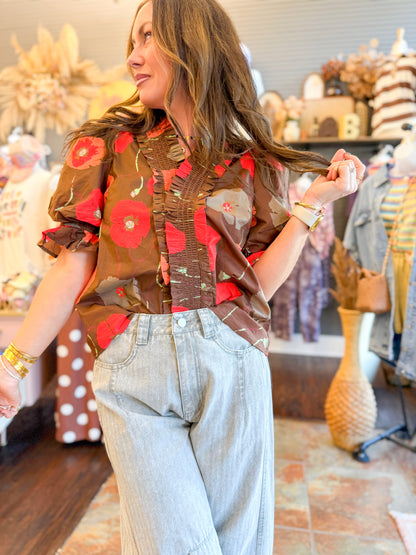 Brigid Floral Top