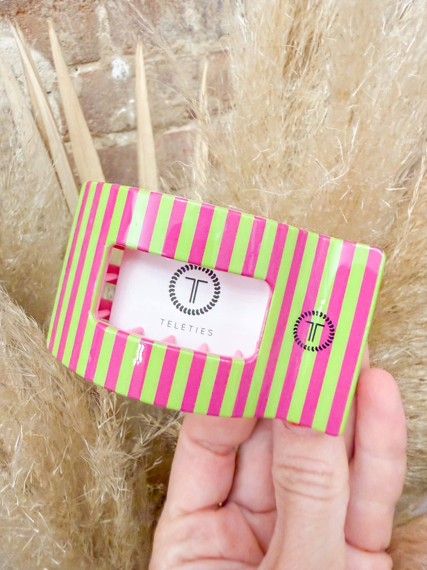 Teleties Rectangle Flat Hair Clip- Small