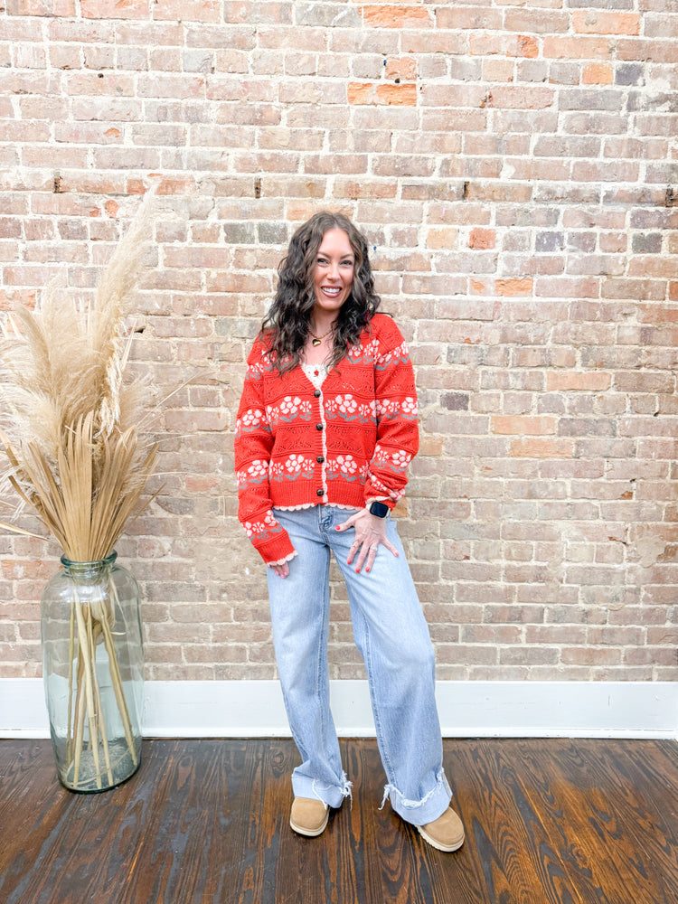 Ellie Floral Cardigan