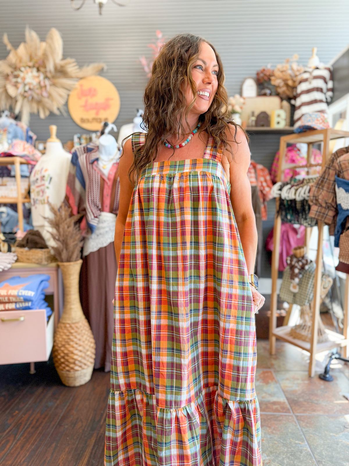 Grace Plaid Dress