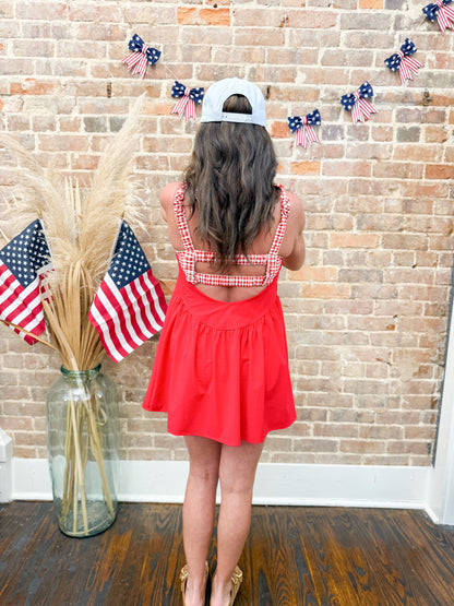 Ginny Gingham Sporty Dress