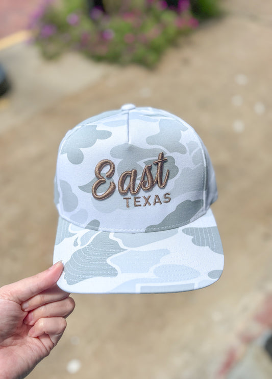East Texas Retro Camo Hat-Brown