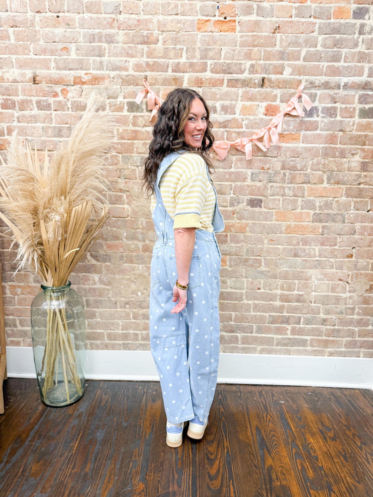 Etta Polka Dot Overalls