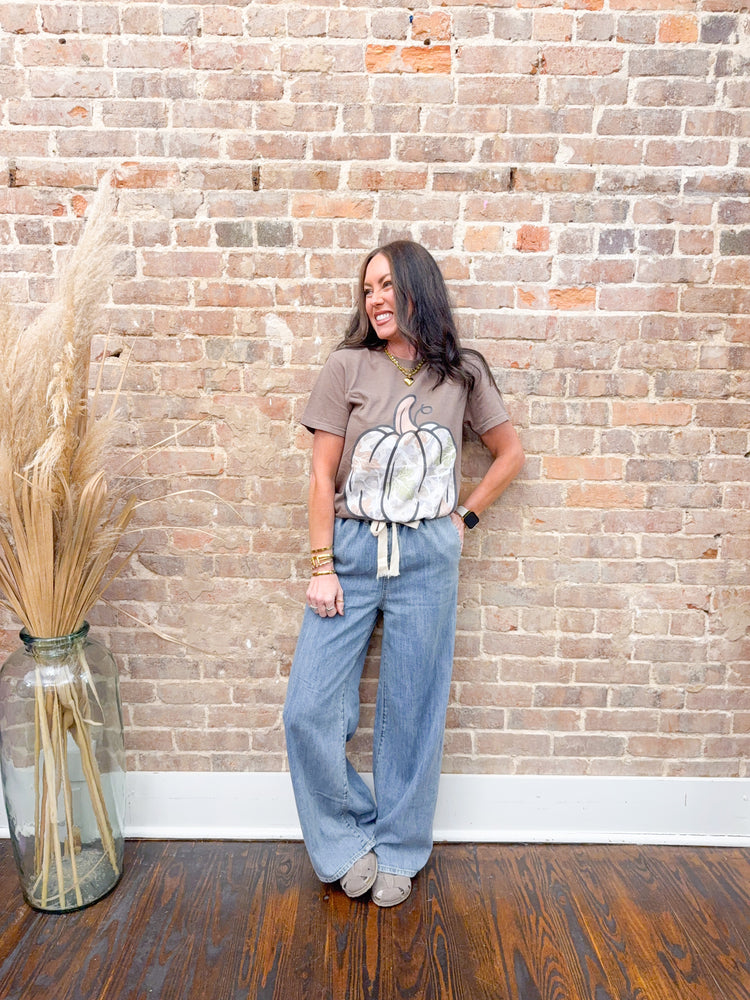 Harlow Drawstring Denim Pants