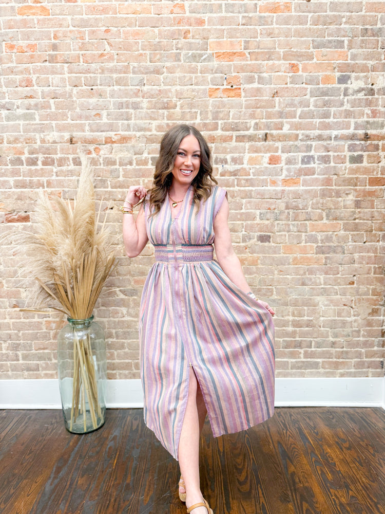 Rylie Striped Dress