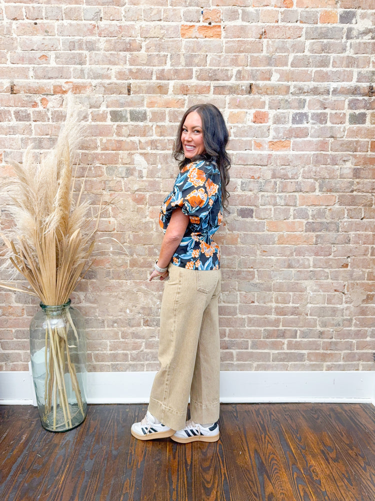 Blakely Bubble Sleeve Top