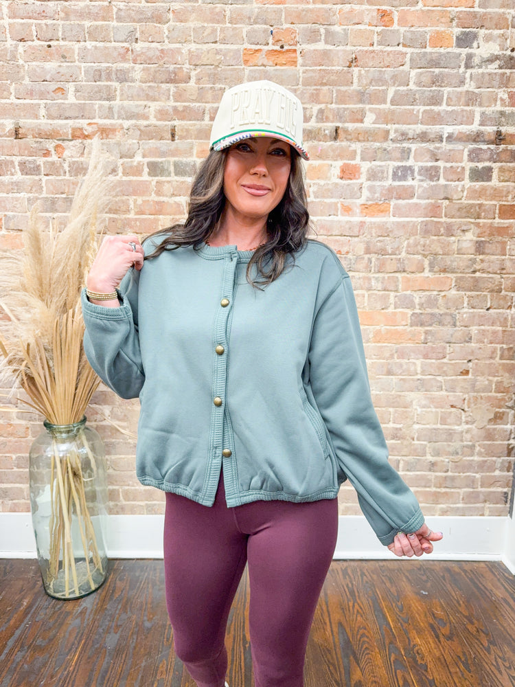 Lyla Gold Button Cardigan
