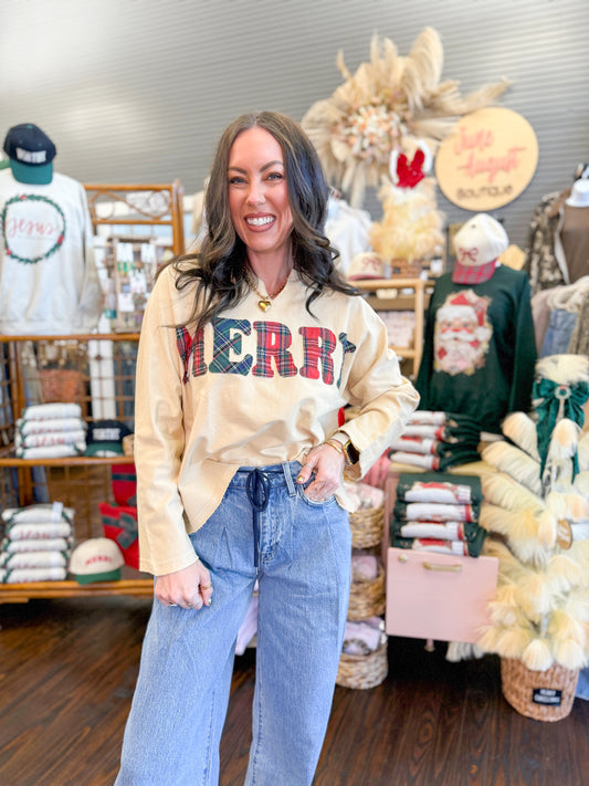 Merry Quilted Patch Top