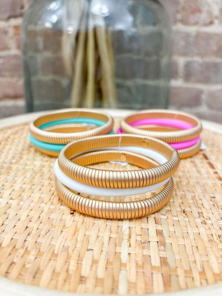 Colored Bangle Set