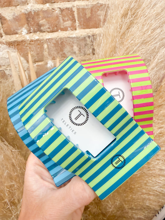 Teleties Rectangle Flat Hair Clip- Medium